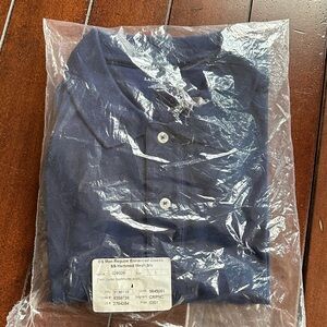 NWT NIP Lands' End Men's Dark Blue Polo Shirt